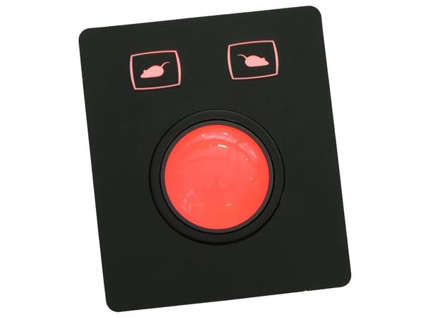TCL50F1 50mm 7-color backlit trackball output : USB cabel with PS/2 adapter 